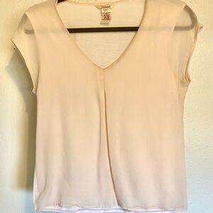 Sundance Light Pink V-Neck Blouse